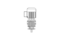 Spur gear motor 0.37kW 71 1/min