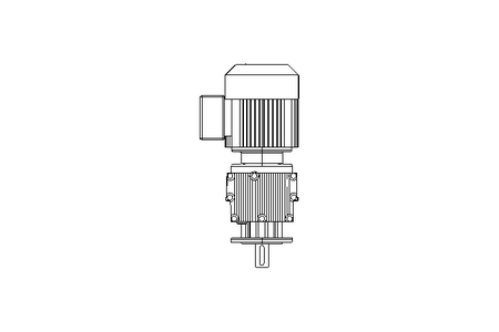 Spur gear motor 0.37kW 71 1/min