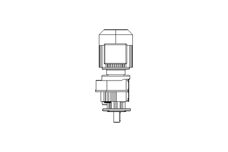 Spur gear motor 0.37kW 71 1/min