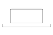 Plain bearing bush GFM 10x12x18x7x1