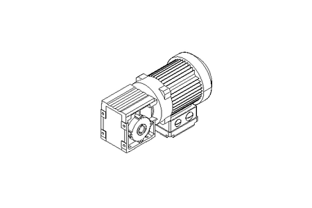 Winkelgetriebemotor 0,25kW 79 1/min