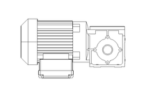 Winkelgetriebemotor 0,25kW 79 1/min