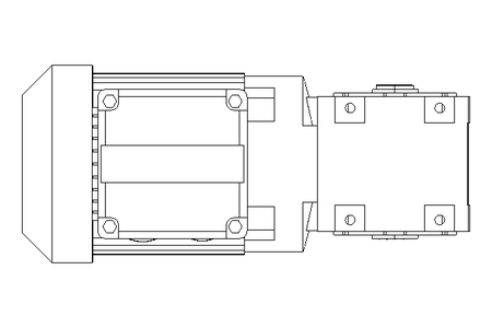 Winkelgetriebemotor 0,25kW 79 1/min