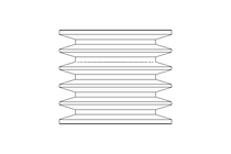 POLEA PARA CORREA TRAPEZOIDAL