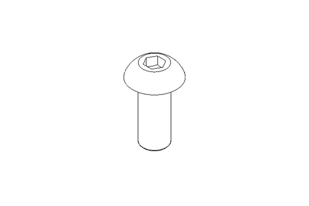 Flat head screw M4x10 A2 ISO7380