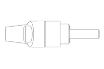 Klemmhebel M6x20 1.4305