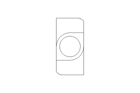 Hammer head nut T M6 / 8 St-Zn