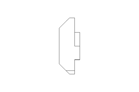 Hammer head nut T M6 / 8 St-Zn