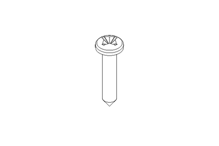 Linsenblechschraube C6,3X32 A2 DIN 7049