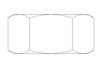 Tuerca hexagonal M10 A2 DIN934