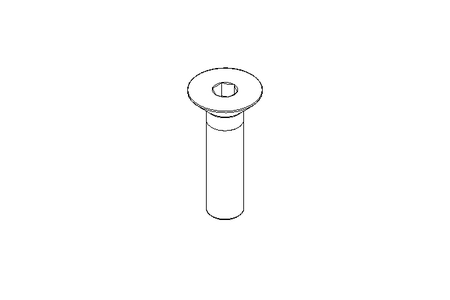 Countersunk head screw M10x40 A2 70