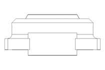 Cuscinetto flangiato EFOM 20x47x89