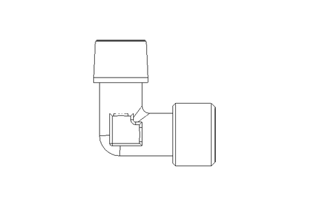 Winkel 90 Grad I/A 1/2" 1.4404