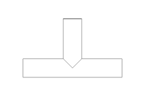 T-Stück TS 10/13x1,5 1.4404