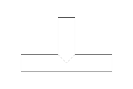 T-Stück TS 10/13x1,5 1.4404