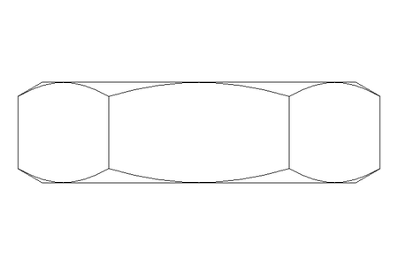 Hexagon nut M6 A2 DIN439