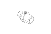 Pipe screw connector 6 G1/8" 1.4571