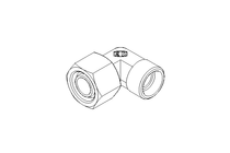 Threaded elbow connector L 15