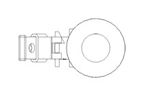 MIDDLE PART FOR BALL VALVE DN25