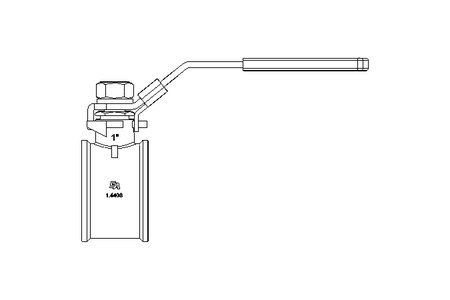 MIDDLE PART FOR BALL VALVE DN25