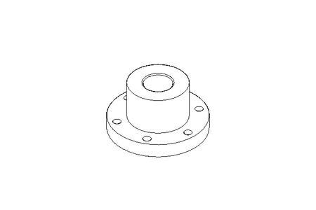 Flange nut TR30x6 Rg7