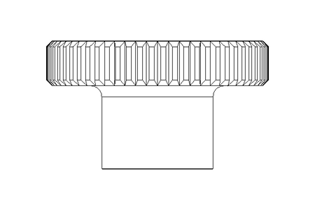 TALL KNURLED NUT NLM06110-052