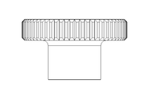 TALL KNURLED NUT NLM06110-052