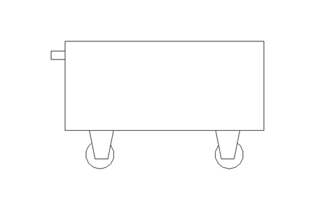 Scherbenwagen PVC hellgrau 0,225 m3