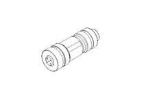 Circular connector M12 female