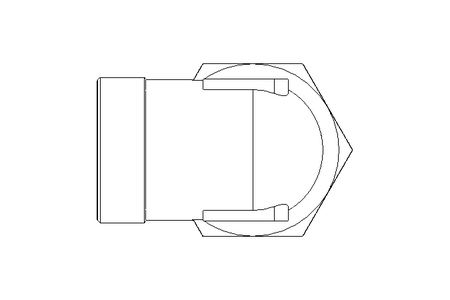 Threaded elbow connector L 35/35 St