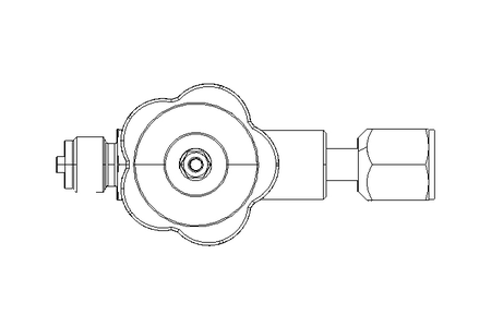 PRESSURE GAUGE VALVE G1/2" DIN 16270