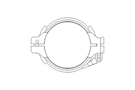 Spannring DN100 St-Zn