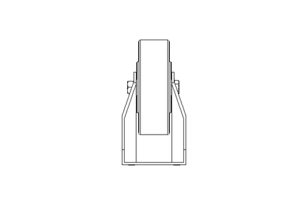 Rueda fija 125x40 700kg