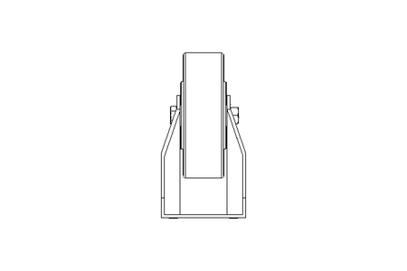 Rueda fija 125x40 700kg