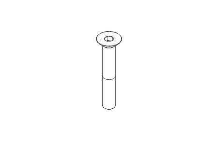 Vis à tête fraisée M6x40 A2 70 ungenormt