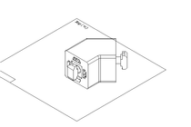 Conector 45° 30x30 para perfil