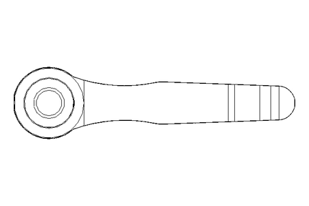 Clamping lever M12x60