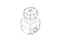 Membranventil DN12G3/8 PVC/PTFE