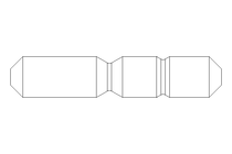 Stiftschraube M5x18 A4 DIN938