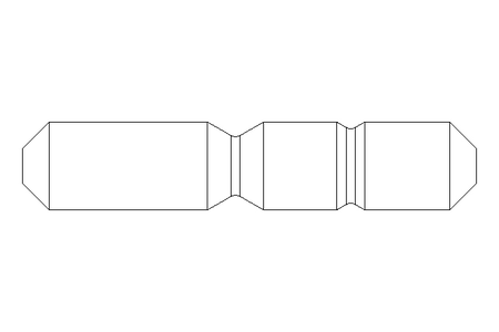 Goujon fileté M5x18 A4 DIN938