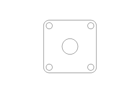 Mancal de flange UCF 35/42,9x117