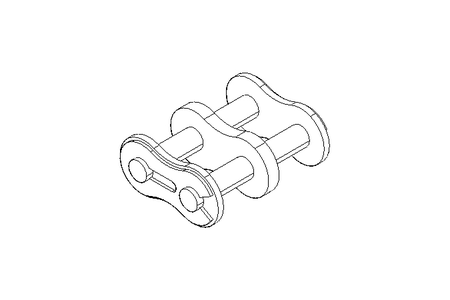 Verschlussglied 08 B-2 DIN 8187