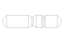 Stiftschraube M5x16 A2 DIN938