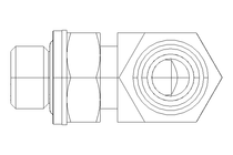 Raccord à vis coudé L 10 G1/4" St