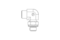 Threaded elbow connector L 10 G1/4" St