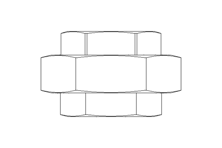 Threaded connector G2" 1.4408