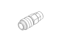 Schlauchkupplung LW4 DN5 Ms-Ni