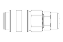 Schlauchkupplung LW4 DN5 Ms-Ni