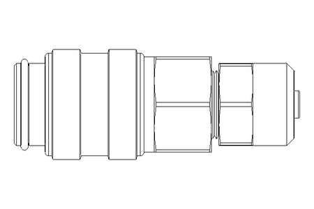 Schlauchkupplung LW4 DN5 Ms-Ni