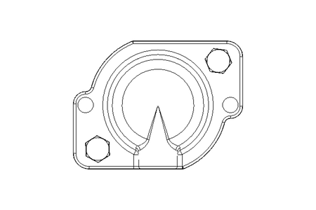 Diaphragm cylinder D=34 H=11